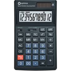 Калькулятор бухгалтерський Optima 75521, 12р. (178*107мм)