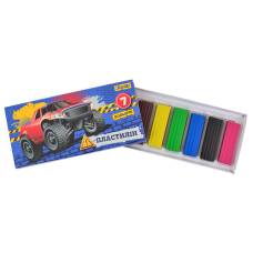 Пластилін 1Вересня 140гр. 7кол. OFF-ROAD