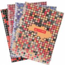 Книга комірна Бюромакс 80л MOSAIC твердий лак, асорті