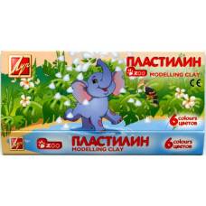 Пластилін *Луч ЗОО (МІНІ) 81гр. 6кол.
