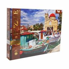Пазл Danko Toys 1500 ел. PICTORIAL GREEK ISLANDS (МАЛЬОВНИЧИЙ ОСТРІВ) 475*680мм.