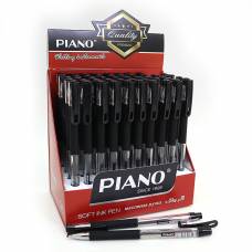 Ручка кулькова Piano PT-350 0.7 мм. чорна