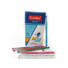 Ручка кулькова Goldex JO TRAK масляна, 0.6 мм. синя