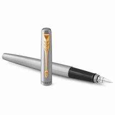 Ручка подарункова Parker перова JOTTER STAINLESS STEEL позолота