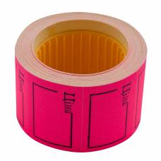 Цінники Buromax 35X25 прямокутні ЦІНА 240шт 6м (малинові)