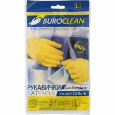 Рукавички господарські гумові Buroclean EUROSTANDART (розмір L)* Рукавички господарські гумові Buroclean EUROSTANDART (розмір L)*