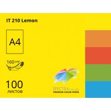 Папір КМА кольоровий А4 Spectra Color 160г/м 100л інтенсивний Lemon (лимон)