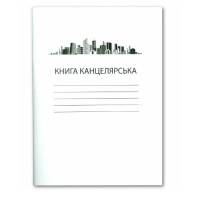 Книга канцелярська КП ПЛЮС 96л газет. однокольорова обкл. КЛІТИНКА