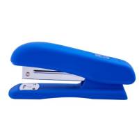 Степлер Buromax №24 (4202) RUBBER TOUCH 20л. синій
