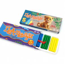 Пластилін LK Люкс Little Artist на восковій основі 5кол.