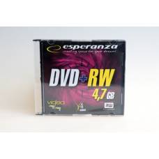 Диск DVD+RW Esperanza 4.7Gb slim 4x