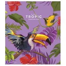 Зошит .Школярик 36л. кл виб.уф-лак TROPIC PARADISE