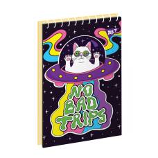 Блокнот спіральний Yes A6 ACID SPACE 80л, спіральний