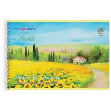 Альбом для малювання Cfs спіраль 20л 100г/м SEASONS