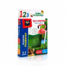 Гра Vladi Toys VT5010 пиши та витирай ЦИФРИ ТА ПРИКЛАДИ