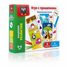 Гра Vladi Toys VT5303 з прищепками МАЛЕНЬКИЙ ЛОГІК