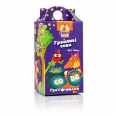 Гра Vladi Toys VT8033 з фішками Crazy Koko ГРАЙЛИВІ СОВИ. БАЧУ СЛОВО!