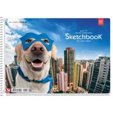 Альбом для малювання Школярик спіраль 20л 120г/м (555)