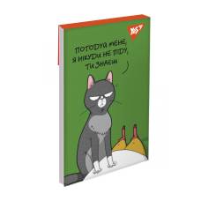 Блокнот Yes A7 клеєний 48л LAZY CATS