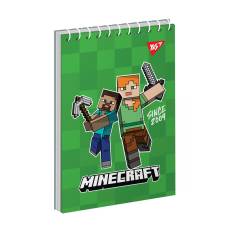 Блокнот спіральний Yes A6 MINE CRAFT 80л, спіральний