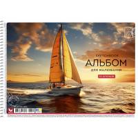 Альбом для малювання Школярик спіраль 30л 120г/м (8023)
