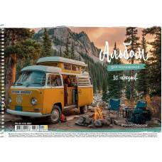 Альбом для малювання Школярик STAR спіраль 30л 100г/м (8581)