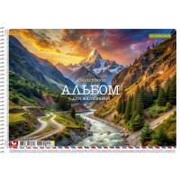 Альбом для малювання Школярик спіраль 30л 120г/м (8058)