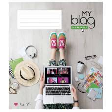 Зошит .Школярик 48л. лін вд-лак TO BE BLOGGER