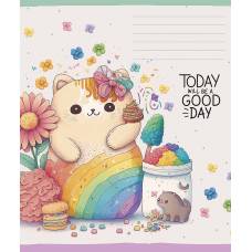Зошит .Школярик 12л. кос вд-лак ANIME CATS