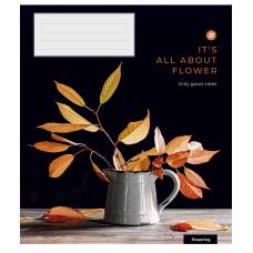Зошит .Школярик 24л. лін виб.уф-лак IT'S ALL ABOUT FLOWER