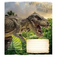 Зошит .Школярик 18л. лін вд-лак JURASSIC WORLD