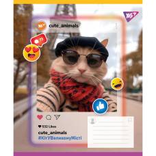 Зошит .1Вересня-Yes 24л. лін CUTE ANIMALS