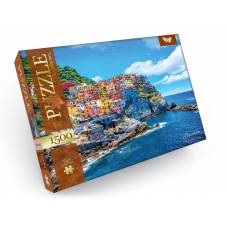 Пазл Danko Toys 1500 ел. MANAROLA (ІТАЛІЙСЬКЕ МІСТО) 475*680мм.