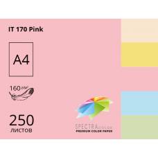 Папір КМА кольоровий А4 Sinar 160г/м 250л пастельний Pink (рожевий)