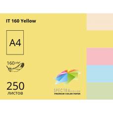 Папір КМА кольоровий А4 Sinar 160г/м 250л пастельний Yellow (жовтий)