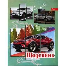 Щоденник шкільний Скат М`ЯКА обкладинка АВТО TOYOTA