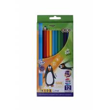 Олівці кольорові Zibi KIDS LINE 12кол.