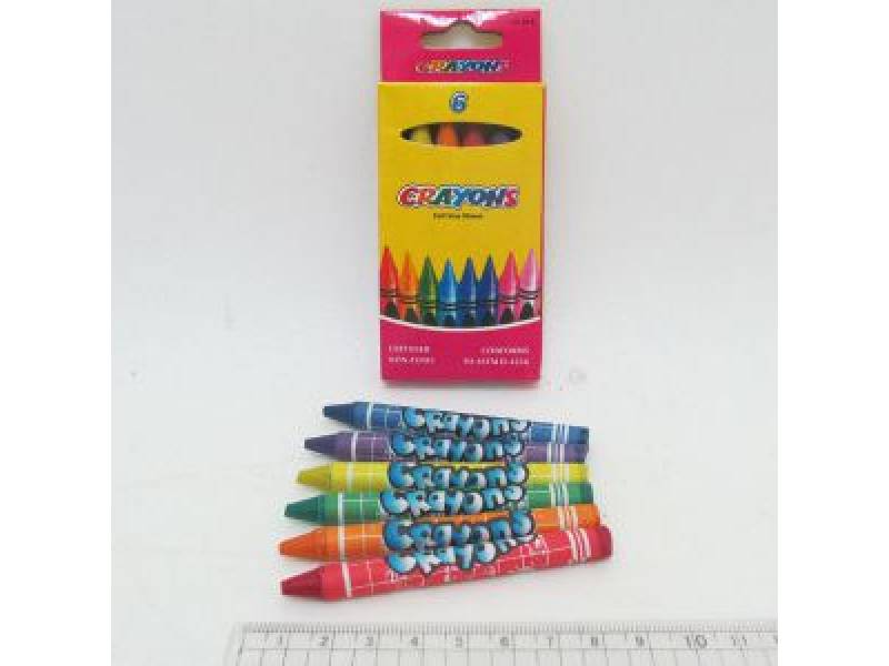 Олівці воскові Crayons 6 кол. Олівці воскові Crayons 6 кол.