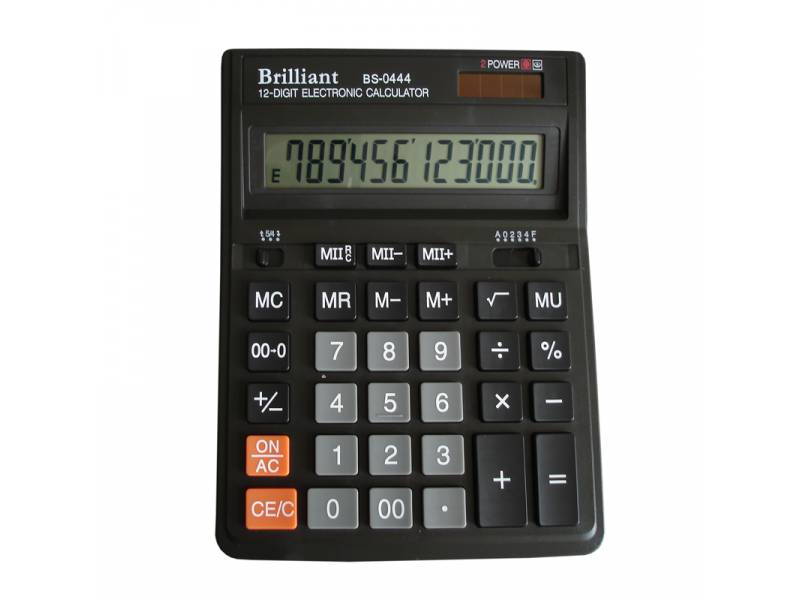 Калькулятор бухгалтерський Brilliant BS-0444 12р. (153*199мм) (аналог Citizen 888) Калькулятор бухгалтерський Brilliant BS-0444 12р. (153*199мм) (аналог Citizen 888)