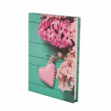 Діловий щоденник *Buromax А5 ROMANTIC бірюзовий лінія