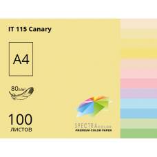 Папір КМА кольоровий А4 Spectra Color/Crystal 80г/м 100л пастельний Canary (св.жовтий)