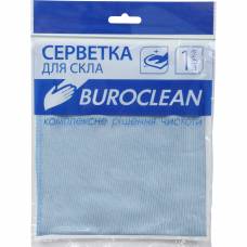 серветка мікрофібра для скла BUROCLEAN 30*30см.