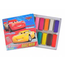 Пластилін 1Вересня 240гр. 12кол. CARS