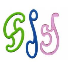 Лінійка .набір лекал Х-М 3шт.
