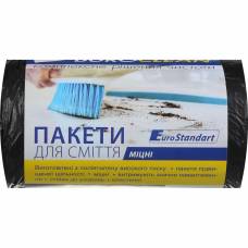 пакети для сміття BUROCLEAN EuroStandart міцні 60л. 60*80см. (40шт.)