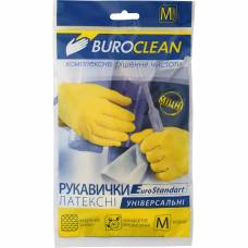 Рукавички господарські гумові Buroclean EUROSTANDART (розмір M)* Рукавички господарські гумові Buroclean EUROSTANDART (розмір M)*