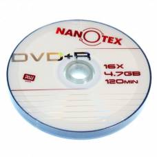 Диск DVD+R Nanotex 4.7Gb bulk 10 16x