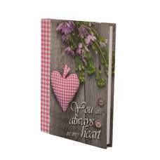 Діловий щоденник *Buromax А5 ROMANTIC рожевий лінія