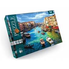 Пазл Danko Toys 1000 ел. GRAND CANAL FROM RIALTO BRIDGE (ВЕЛИКИЙ КАНАЛ) 475*680мм.