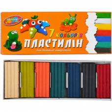 Пластилін Колоріт 130гр. 7кол.